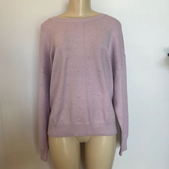 Kendall + Kylie Pink/Lilac Crewneck Sweater
XL, Textured - Picture 1 of 9